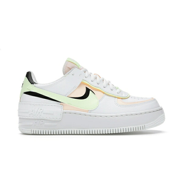 Nike ナイキ レディース スニーカー  【Nike Air Force 1 Low Shadow Summit White Barely Volt Crimson Tint (Women\u0027s)】  大きさ US_W_10 Summit White/Black-Barely Volt-Crimson Tint