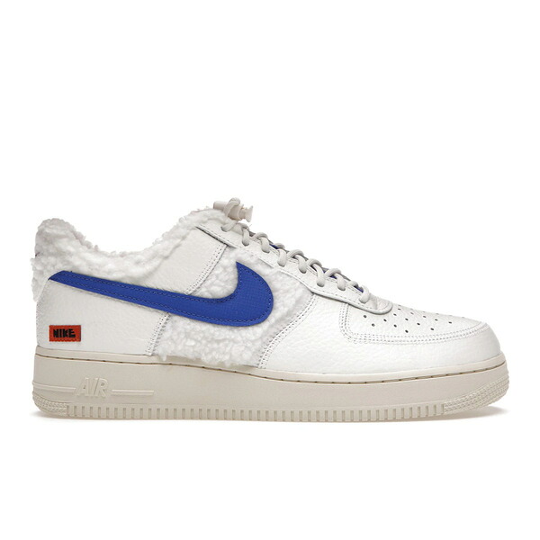 Nike ナイキ レディース スニーカー  【Nike Air Force 1 Low \u002707 Sherpa Fleece (Women\u0027s)】  大きさ US_5.5(22.5糎) Sail/Coconut Milk/Campfire Orange/Racer Blue