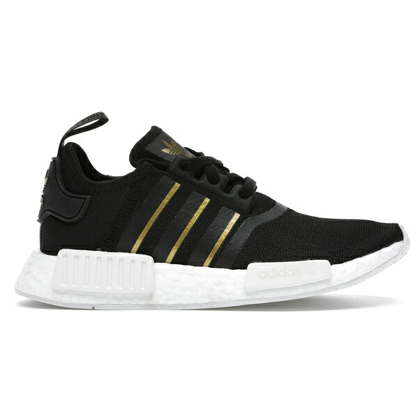 adidas アディダス レディース スニーカー 【adidas NMD_R1 Core Black (Women's)】 サイズ US_6.5(23.5cm) Core Black/ Gold Metallic/ Crystal White｜asty