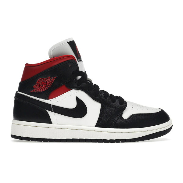 Jordan ジョーダン レディース スニーカー  【Jordan 1 Mid Gym Red Panda (Women\u0027s)】  大きさ US_7(24.0糎) Black/Gym Red-Sail