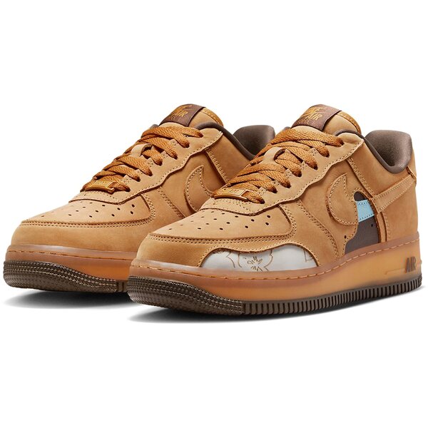 Nike ナイキ レディース スニーカー 【Nike Air Force 1 Low '07 Cut Out Wheat (Women's)】 サイズ US_7.5(24.5cm) Wheat/Wheat-Dark Mocha｜asty