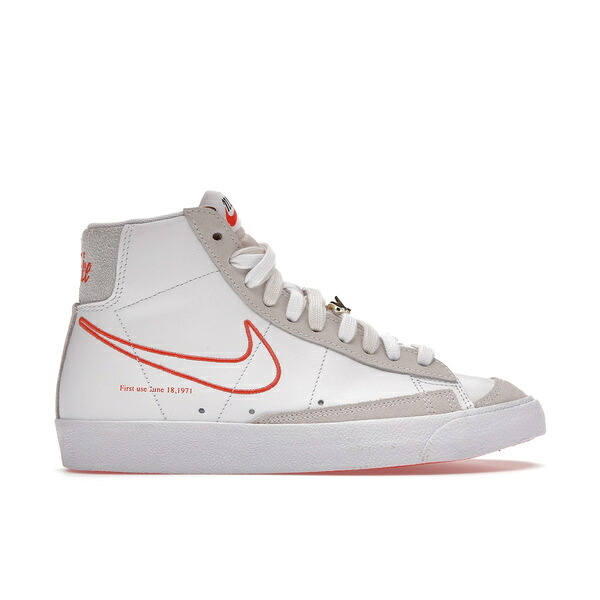 Nike ナイキ レディース スニーカー 【Nike Blazer Mid 77 SE First Use White (Women's)】 サイズ US_W_11.5 White/Orange-Summit White-Sail｜asty