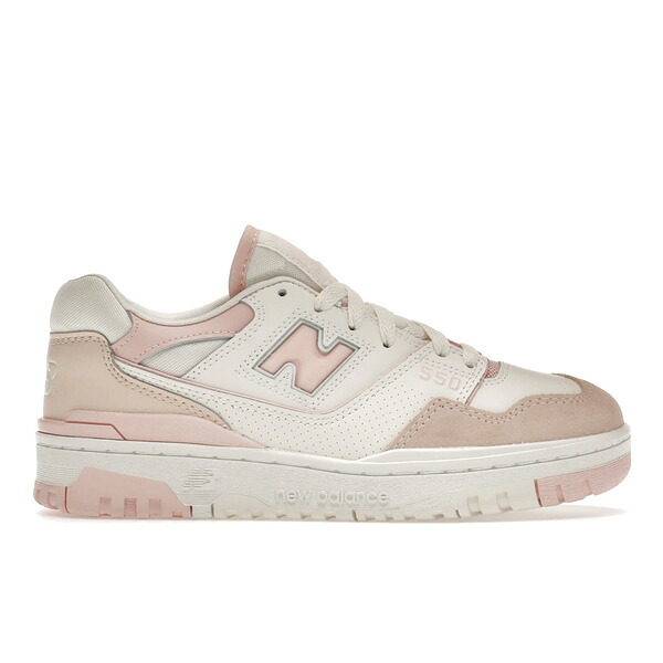 New Balance ニュー平衡にする レディース スニーカー  【New Balance 550 White Pink (Women\u0027s)】  大きさ US_7.5(24.5糎) White/Pink
