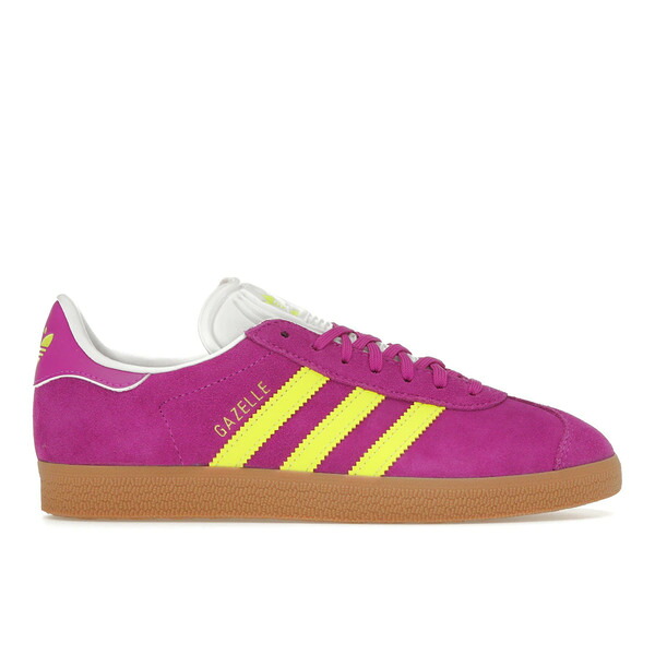 adidas アディダス レディース スニーカー  【adidas Gazelle Purple Burst Solar Yellow (Women\u0027s)】  大きさ US_6(23.0糎) Purple Burst/Solar Yellow/Offwhite