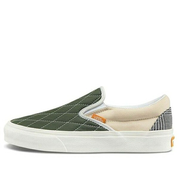 Vans バンズ メンズ スニーカー 【Vans Unisex Slip-On Sneakers Multi-color 'Green Light Gray' VN000XG88MZ】 サイズ US_M_4.5｜asty 17,136円