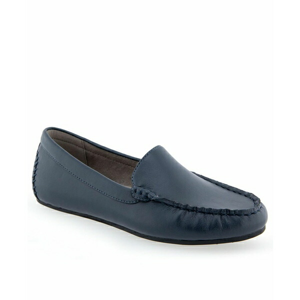 エアロソールズ レディース スリッポン・ローファー シューズ Women's Over Drive Driving Style Loafers Navy Polyurethane - Faux Leather画像