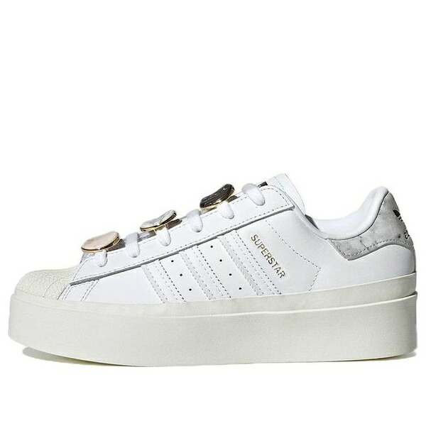 adidas アディダス レディース スニーカー 【(WMNS) adidas Originals Superstar Bonega 'White Gold Metallic' GY1485】 サイズ US_W_4.5|asty