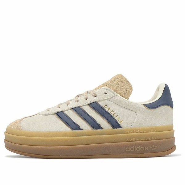 adidas アディダス レディース スニーカー  【(WMNS) adidas Gazelle Bold \u0027Night Indigo Magic Beige\u0027 JQ5126】  大きさ US_W_10.5