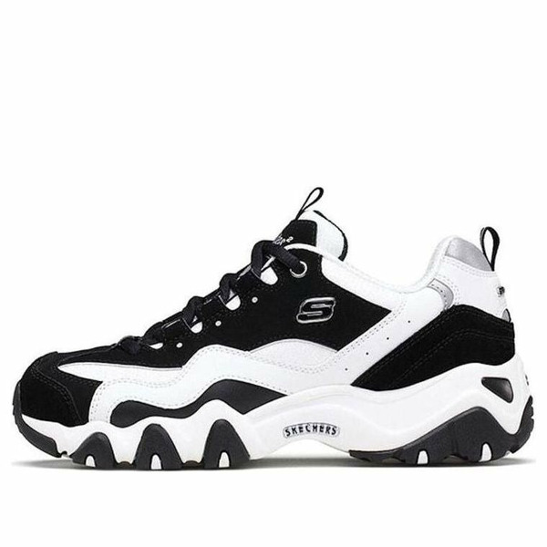 Skechers スケッチャーズ レディース スニーカー  【(WMNS) Skechers D\u0027lites GS White/Black 99999069-BKW】  大いさ US_7(24.0糎)