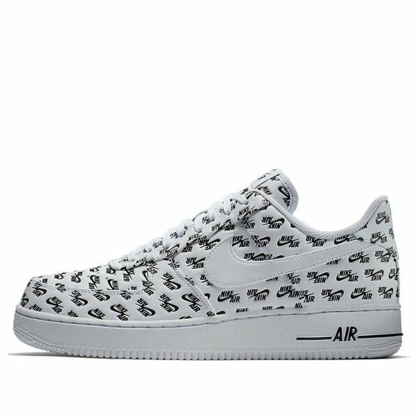 Nike ナイキ メンズ スニーカー  【Nike Air Force 1 Low 07 QS \u0027All Over Logo White\u0027 AH8462-100】  大きさ US_8(26.0珊)