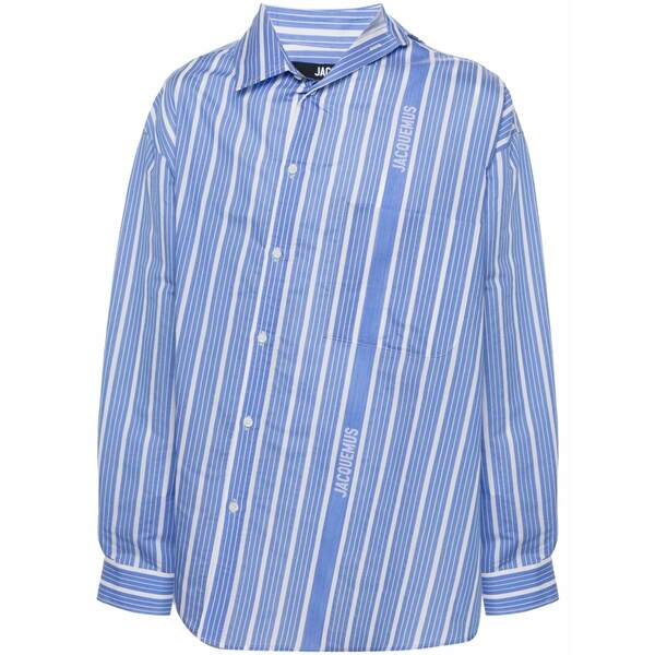 ジャクエムス メンズ プルオーバー トップス The cuadro shirt Blue