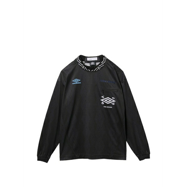 トゥーガ メンズ ティーシャツ トップス X umbro geometric pattern long-sleeve t-shirt Black