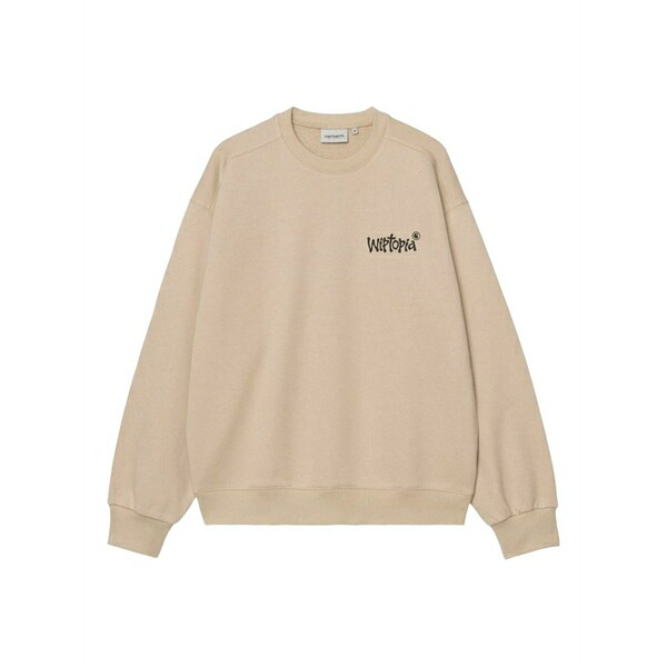 鉄道車両ハート型 メンズ パーカー・スウェットシャツ アウター Wiptopia duck sweatshirt Neutrals