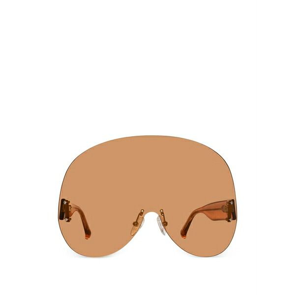 ジ アティコ レディース 黒眼鏡＆アイウェア 添え物 X linda farrow karl oversized sunglasses Brown