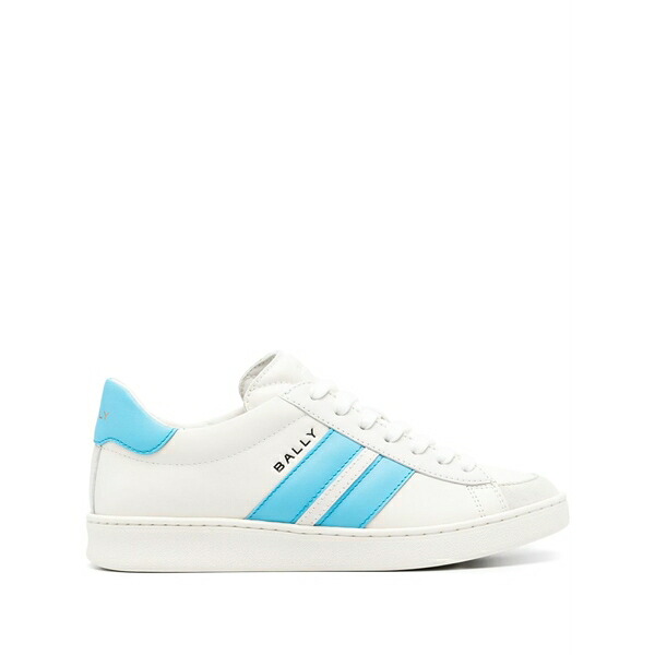 バリー レディース スニーカー シューズ Tyger leather sneakers White|asty