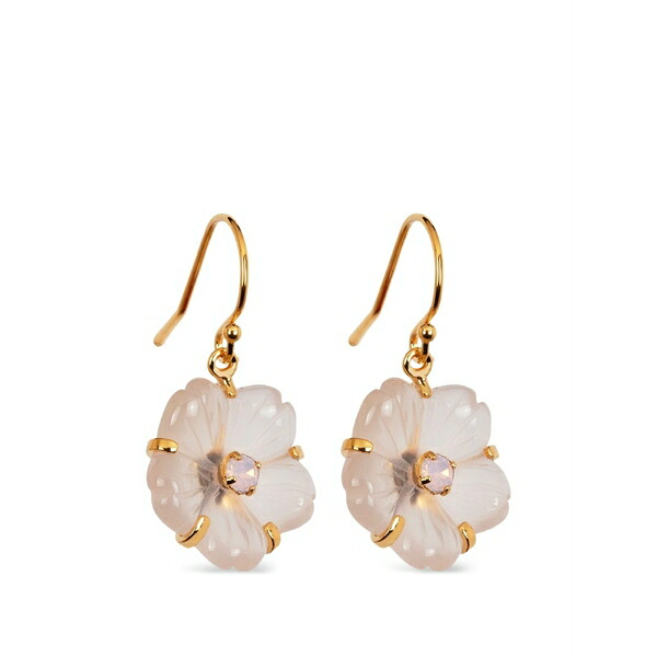 ジェニファーベア レディース ピアス&イヤリング アクセサリー Lyanna floral drop earrings White|asty