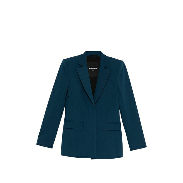 パトリツィア ペペ レディース 上衣＆上衣 アウター Tailored blazer Blue