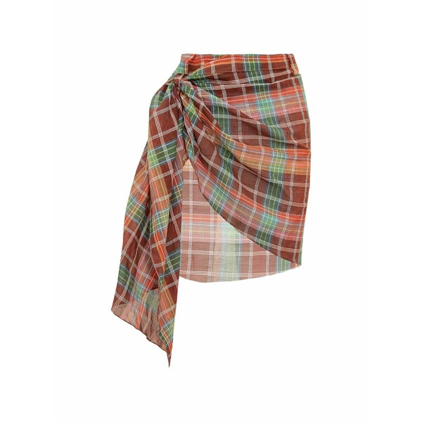 ケイトケイト レディース スコート ボトムス Sarong short skirt Red