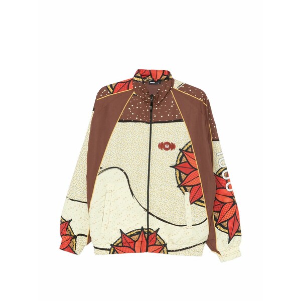 パントフォラドーロ メンズ 上衣＆上衣 アウター X thebe magugu graphic-print high-neck jacket Neutrals
