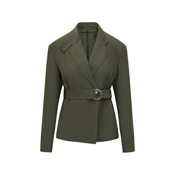 ザシーファーラー レディース 上衣＆上衣 アウター Belted jacket Green