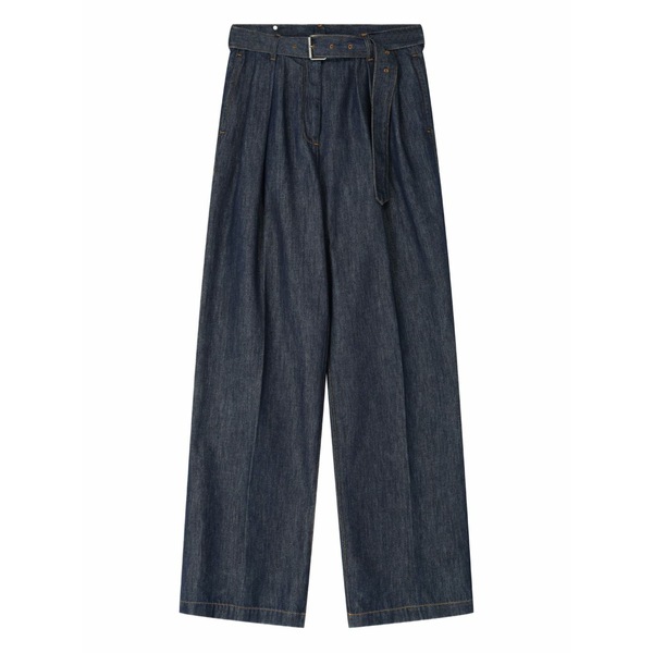 ドリス・ヴァン・ノッテン レディース ジーンズズボン下 ボトムス Belted denim jeans Blue