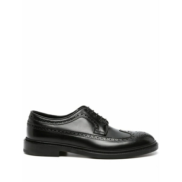フラテッリ ロセッティ メンズ お召しものシューズ シューズ Multi-panelled leather brogues Black