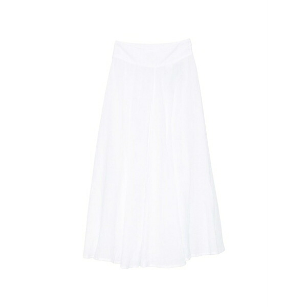 １２０％リノ レディース スコート ボトムス A-line MIDI skirt White