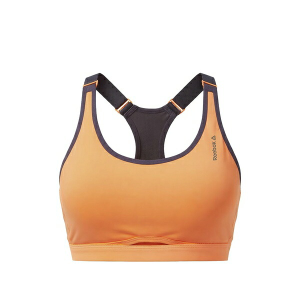 リーボック レディース カットソー トップス Crossfit hero power sports bra Orange