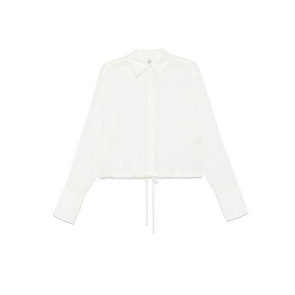 トーテム レディース プルオーバー トップス Drawstring-hem shirt  Neutrals