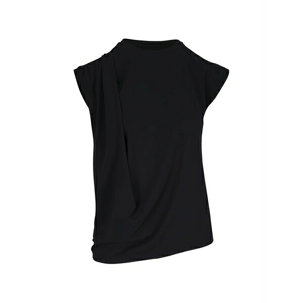 ヴィンス レディース カットソー トップス Draped knit vest Black