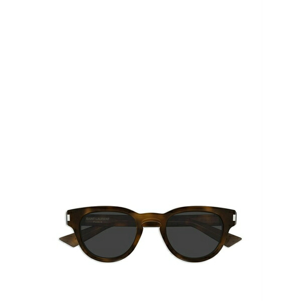 サンローラン アイウェア メンズ サングラス・アイウェア 添え物 Round-frame sunglasses Brown