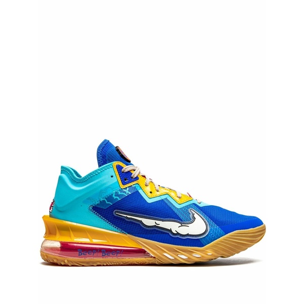 ナイキ メンズ スニーカー シューズ X space jam lebron 18 low "wile e. coyote vs roadrunner" sneakers Blue|asty