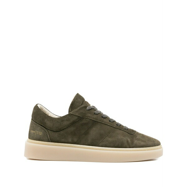 ロウブランド メンズ スニーカー シューズ Suede lace-up sneakers  Green