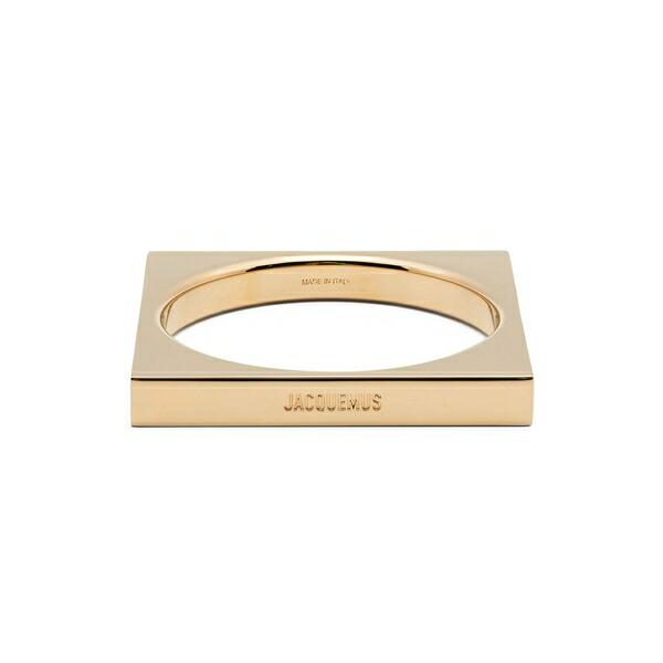 ジャクエムス レディース ブレスレット・バングル・アンクレット アクセサリー Le bracelet carr&pound; bracelet Gold｜asty
