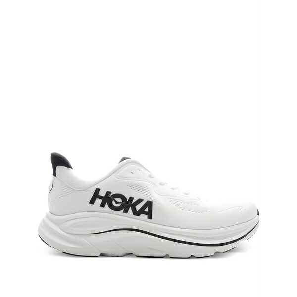 ホカオネオネ メンズ スニーカー シューズ Clifton 10 logo sneakers White