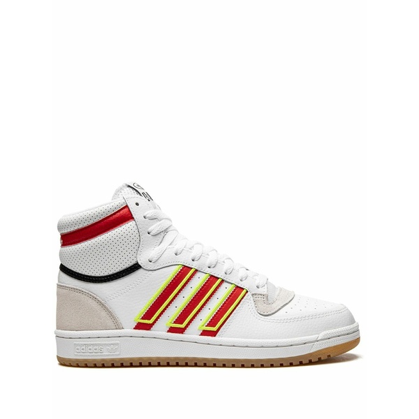 アディダス メンズ スニーカー シューズ Top ten ルビジウム sneakers White