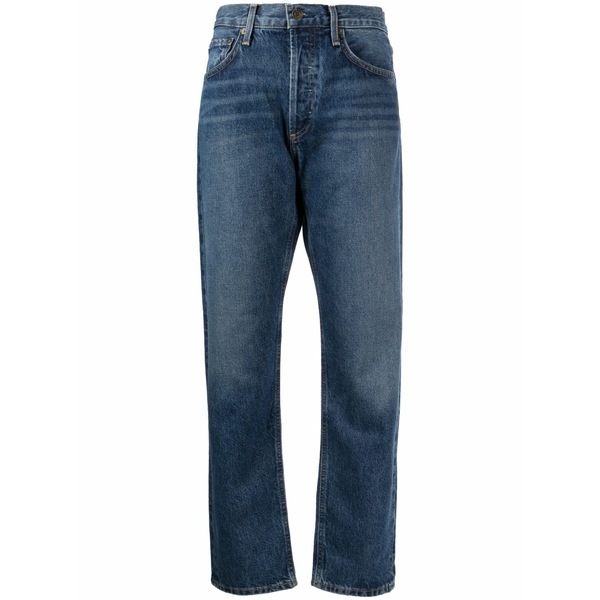 アゴルド レディース デニムパンツ ボトムス Parker straight-leg jeans Blue｜asty