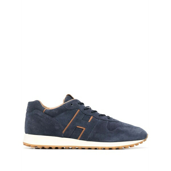 ホー鵞鳥 メンズ スニーカー シューズ H383 low-top sneakers Blue