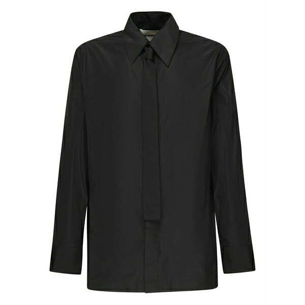 ジル・サンダー メンズ プルオーバー トップス Long-sleeve shirt Black