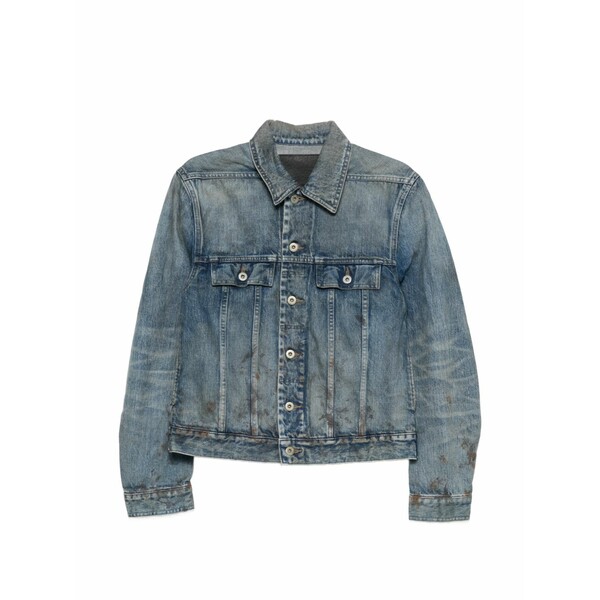 リックオウエンス メンズ 上衣＆上衣 アウター Buttoned jacket Blue