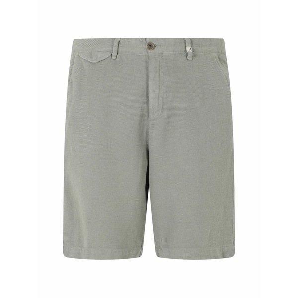 ミース メンズ 心地よいズボン下 ボトムス Textured bermuda shorts Green