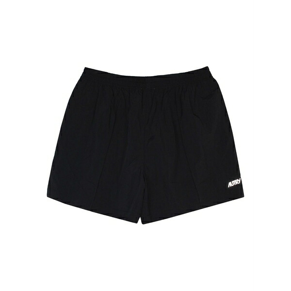 オートリー レディース 心地よいズボン下 ボトムス Elastic-waist mini short Black
