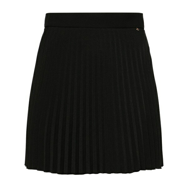 ニッサ レディース スコート ボトムス Mid-rise pleated mini skirt Black