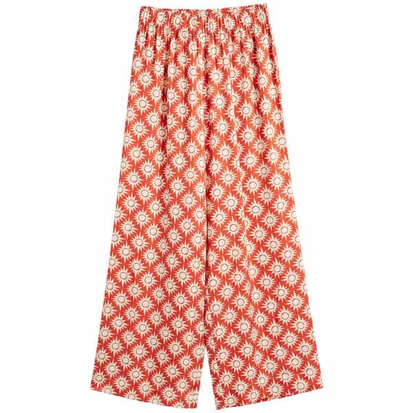 チンティアンドパーカー レディース 心地好いズボン下 ボトムス X laura whitmore printed trousers Orange