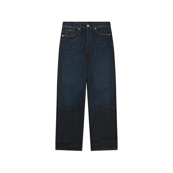 野球クラブ はたご屋 ザ 昼まえ メンズ 心地好いズボン下 ボトムス Icaro straight-leg jeans Blue