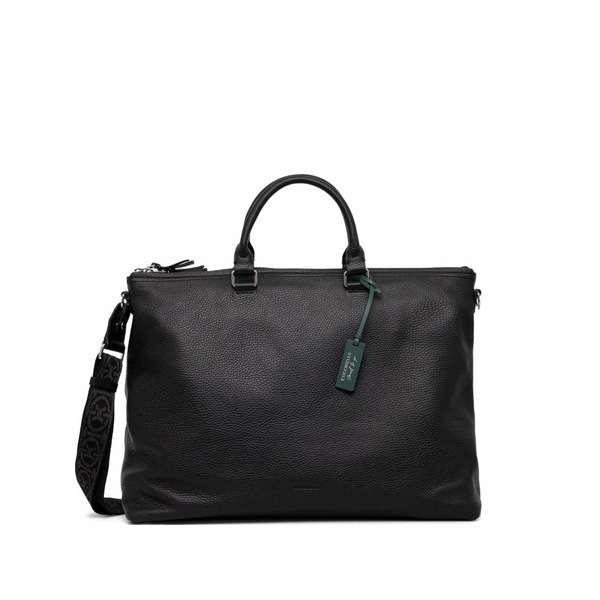 コチネレ メンズ ボストンバッグ 御徒面子 Leather holdall bag Black