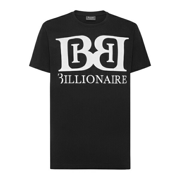 ビリオネア メンズ ティーシャツ トップス Logo-print t-shirt Black