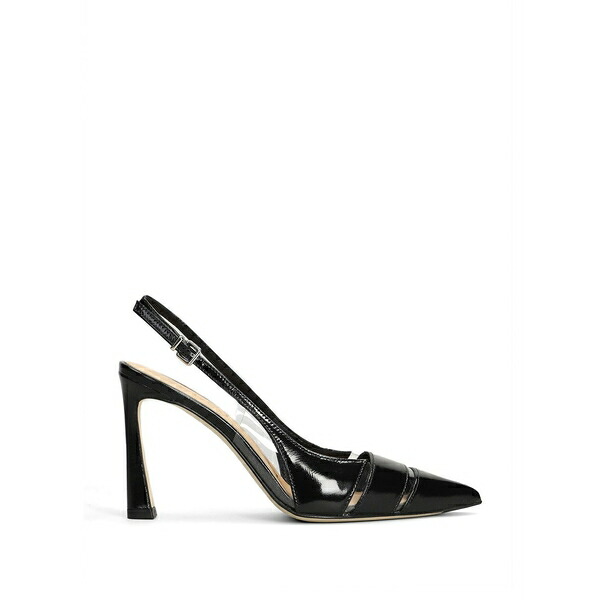 シャンタル レディース パンプス シューズ Patent-leather transparent-panel pumps White