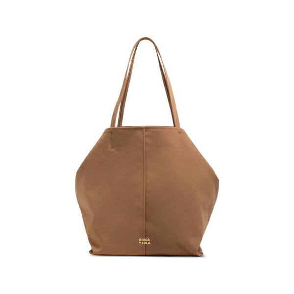 ビンバ イ ローラ レディース ショルダーバッグ 御徒面子 Large logo-plaque shoulder bag Brown