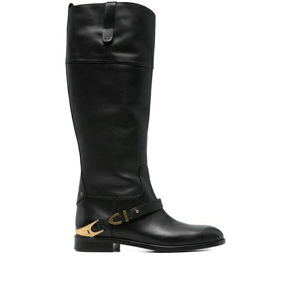 ゴールデングース レディース ブーツ シューズ Charlie buckled knee-high boots Black|asty